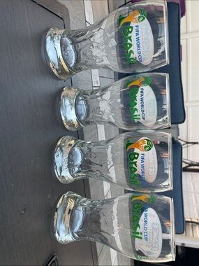 FIFA World Cup 2014 Brasil Commemorative Pint Glass - Clear